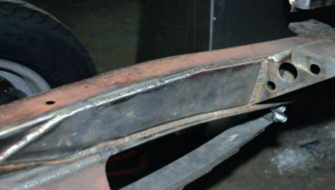 Reinforce The Weld Areas On The Frame