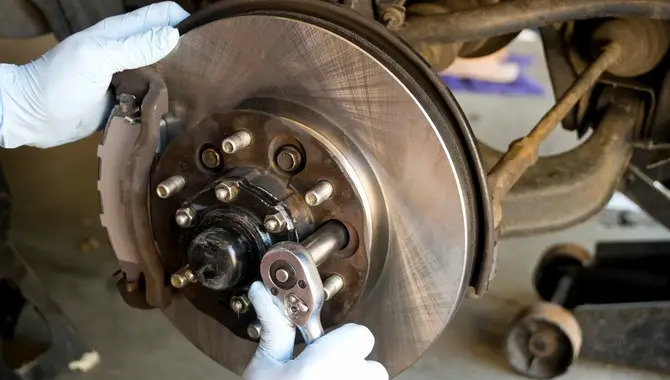 Remove The Vehicle’s Disk Rotor