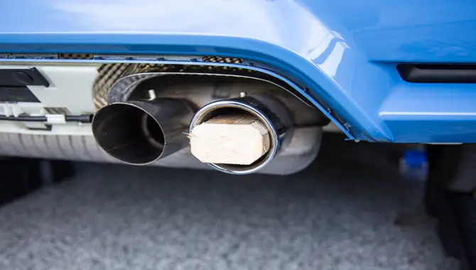 Use a Drill to Make an Opening Through The Bottom of Your Muffler