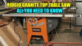 Ridgid Granite Top Table Saw