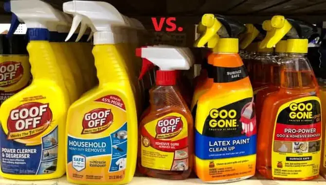 What Is the Difference Between Goof Off and Goo Gone