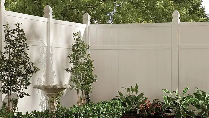 Adding Privacy To A Garden With A Vinyl Fence
