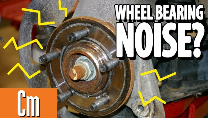 Causes of wheel bearing noise