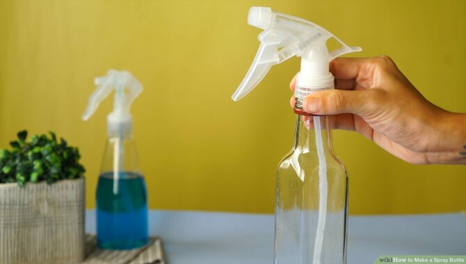 How To Make The Spray