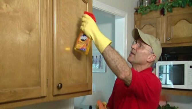 How To Remove Sticky Grease From A Kitchen Cabinet