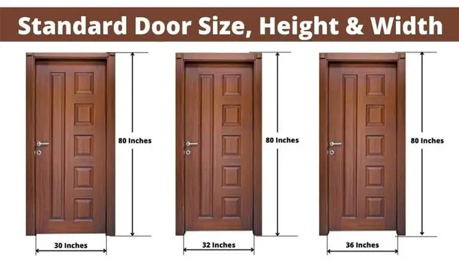How to choose the correct door width