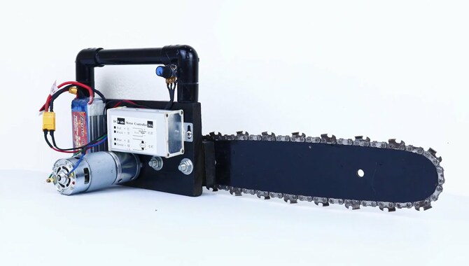 Make An Electric Chainsaw With A 12V Motor