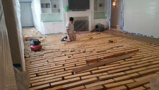 Preparing The Floor  