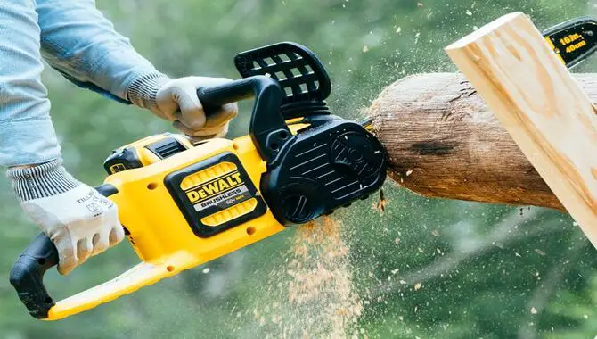 Get A Quality Chainsaw That's Properly Tuned.