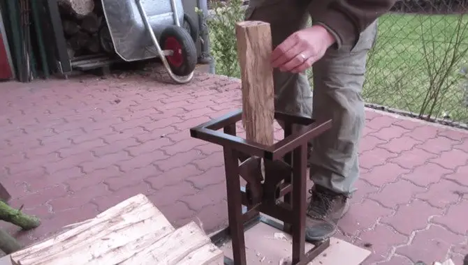 6 Steps To Make A Homemade Wood Splitter