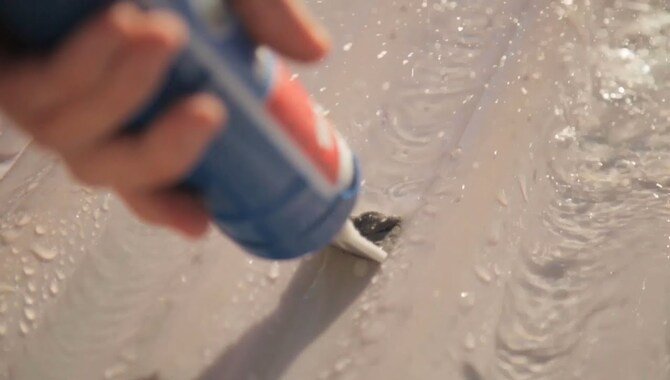 Apply A Sealant Or Cream To Stop Water From Seeping In