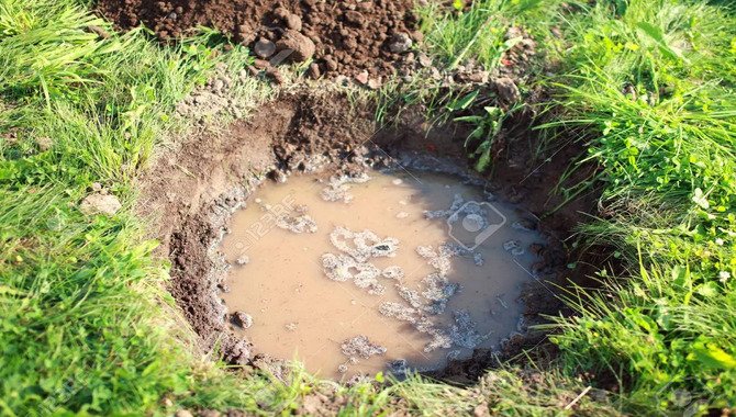 Fill In The Hole With Soil And Water