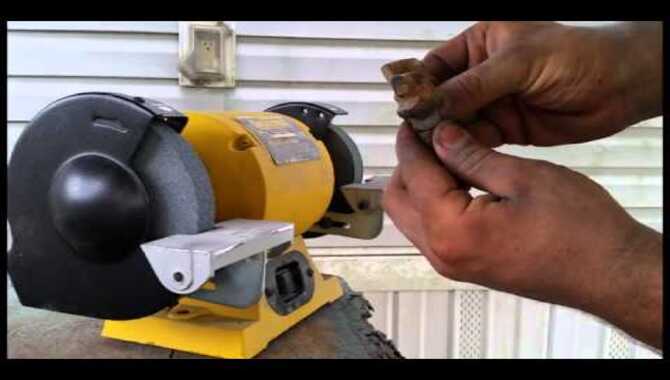 How To Remove Burrs From The Sides Of The Stump Grinder Teeth.