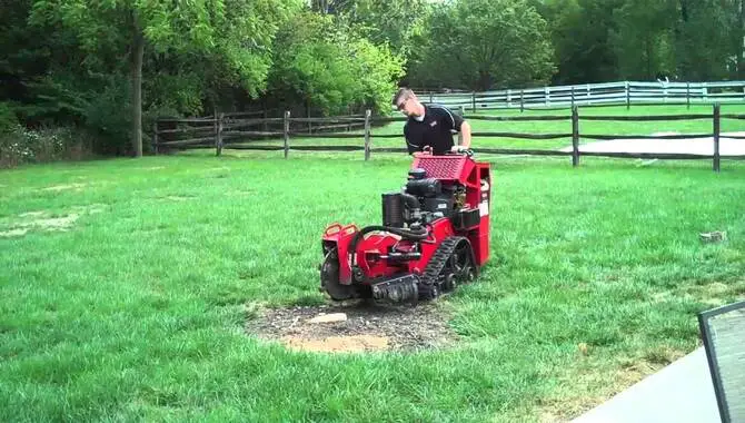 How To Use A Stump Grinder