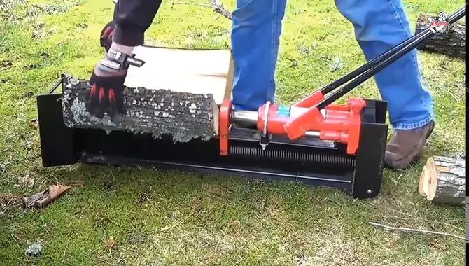 How To Use The Homemade Wood Splitter
