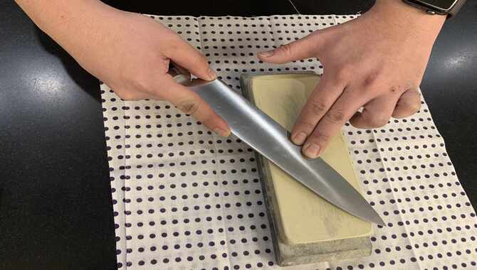 Procedure For Sharpening A Brush Cutter Blade