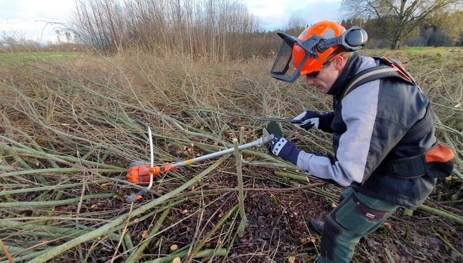 Safety While Sharpening A Brush Cutter Blade