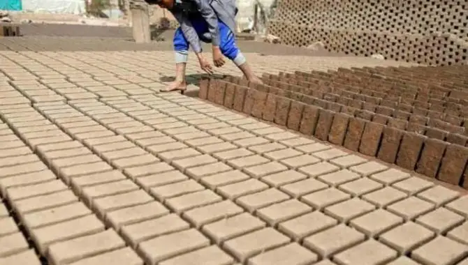 Use Clay To Form The Bricks.