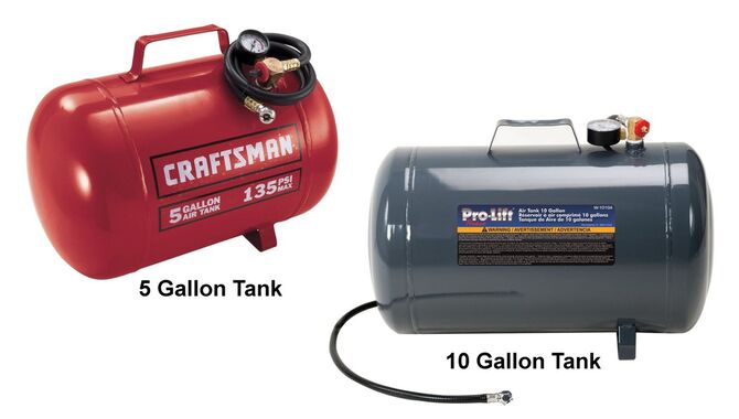 How To Use A Portable Compressed Air Tank