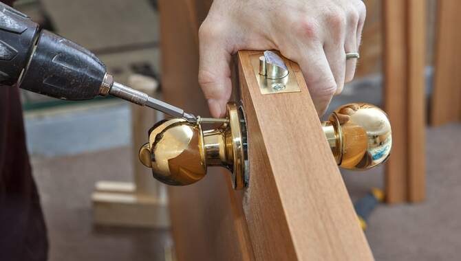 How Do You Install A New Doorknob