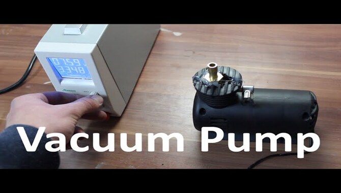 How Do You Use An Air Compressor To Power A Vacuum Pump?