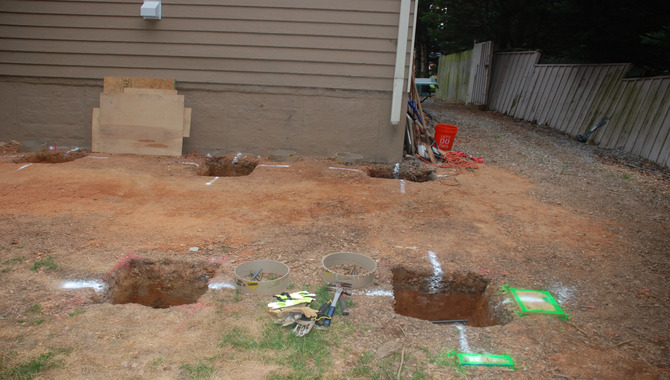 Digging Holes For Deck Posts