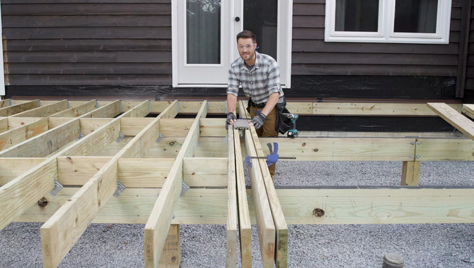 Fastening Deck Boards Onto Joists