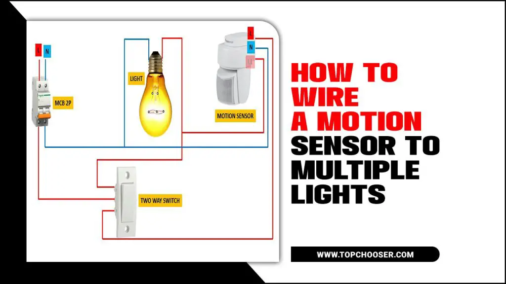 How To Wire A Motion Sensor to Multiple Lights