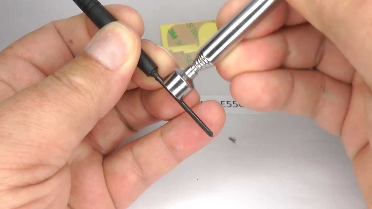 Magnetize Screwdriver Using A Permanent Magnet