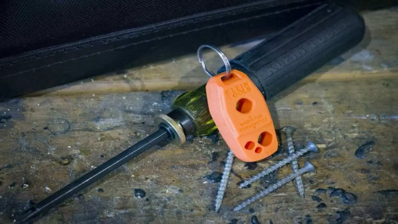 Magnetizing A Screwdriver With A Tiny Stick-On Magnet