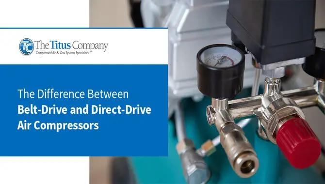 Direct Drive VS Belt Drive Air Compressors