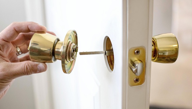 How To Install The New Doorknob