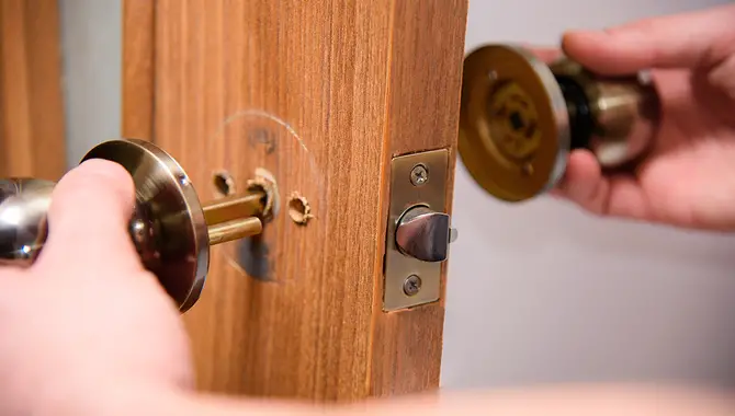 How To Remove The Old Doorknob