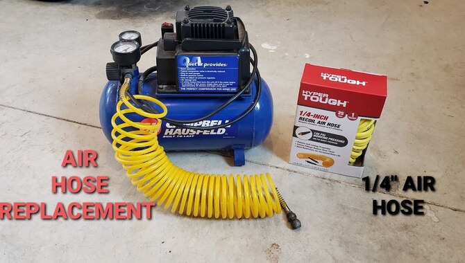 How To Replace Your Air Compressor Hose