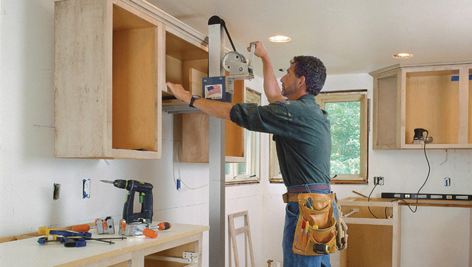 Installing The Cabinets