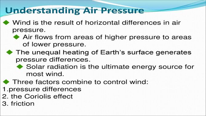 Understanding Air Pressure