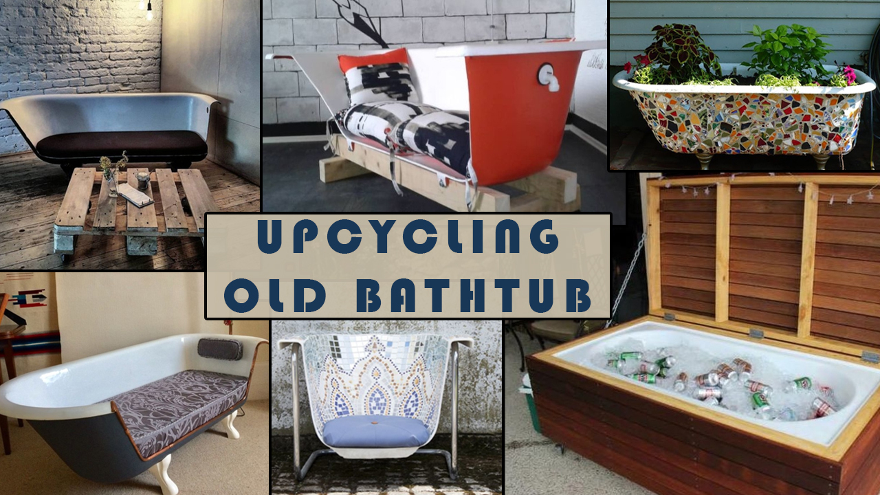 Dispose Of Or Repurpose The Old Steel Bathtub
