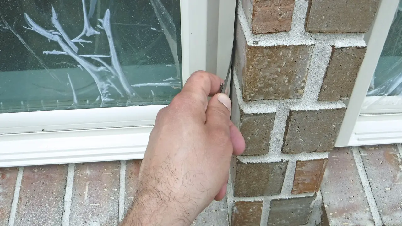 Ensuring Proper Adhesion To Both Brick And Window Frame