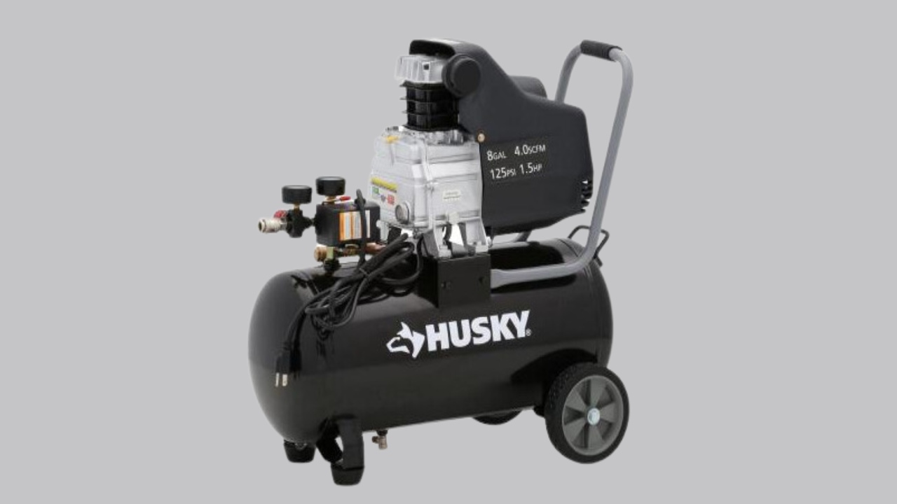 Features And Specifications Of The Husky 8 Gallon Air Compressor