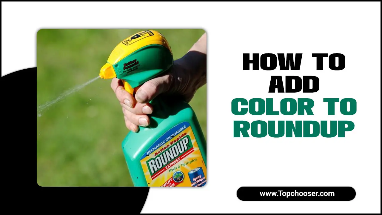 How To Add Color To Roundup