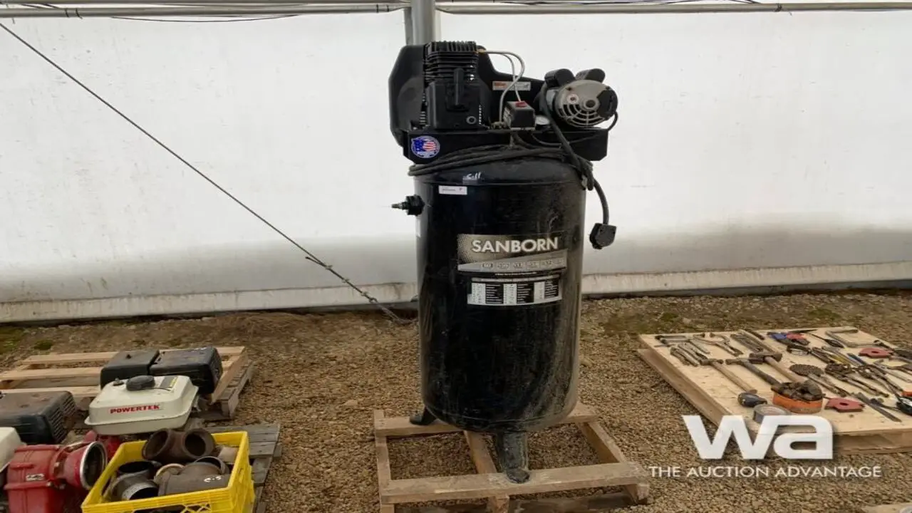 How To Use Sanborn 60 Gal Air Compressor - Follow The Guide