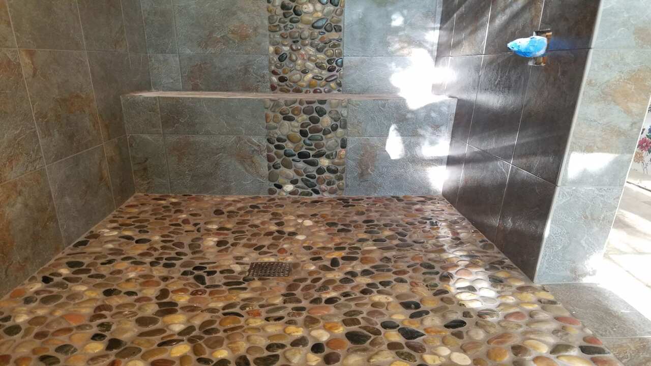 Installing The Pebble Tiles