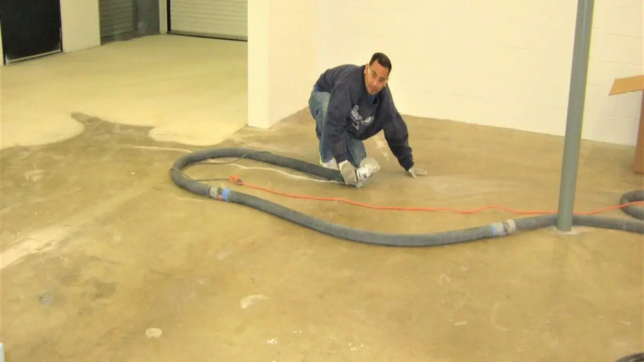 Preparing The Concrete Floor For Installation