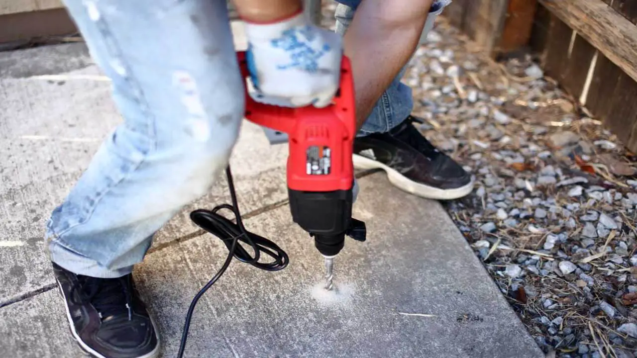 Use A Hammer Drill For Harder Concrete