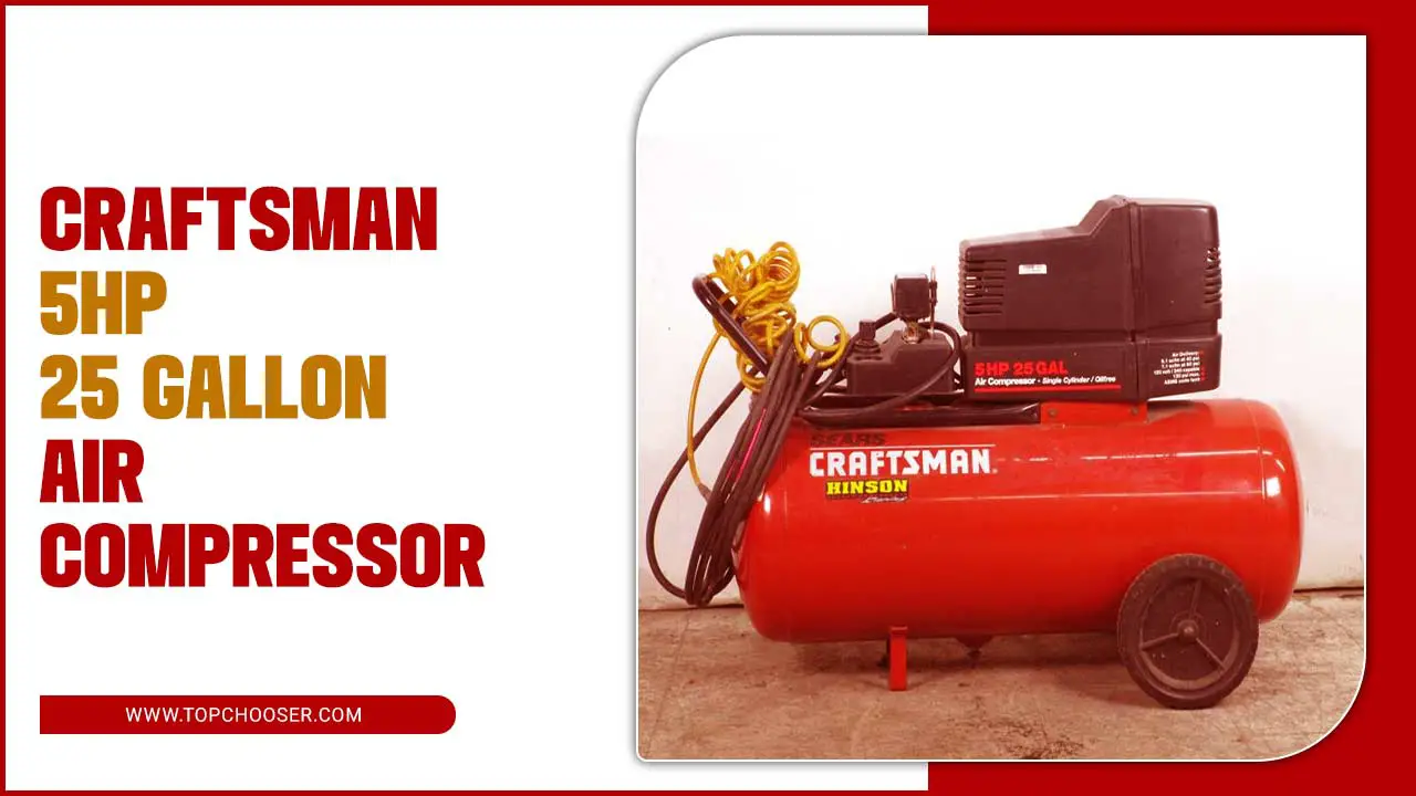  craftsman 5hp 25 gallon air compressor 