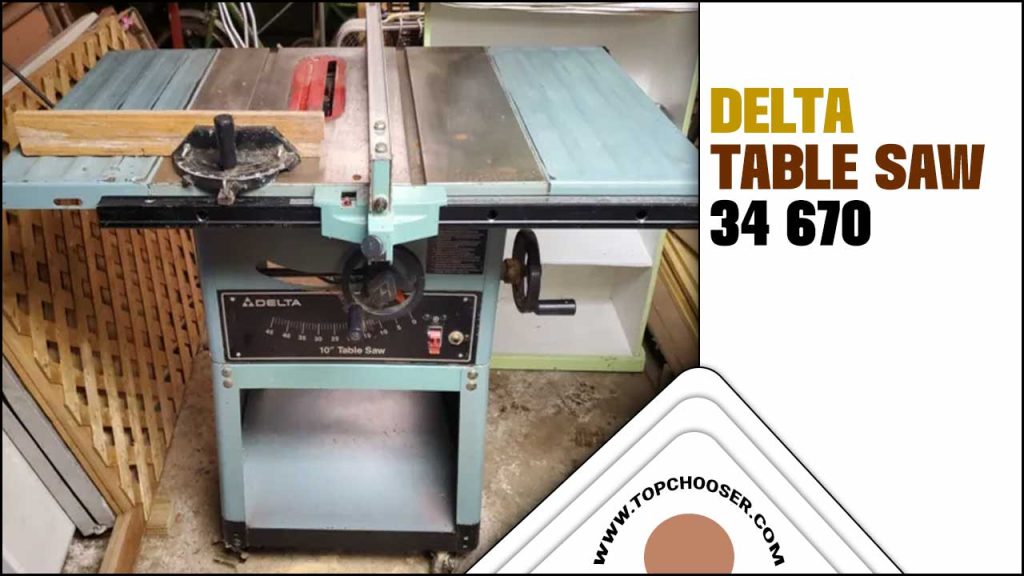 Delta Table Saw 34670 CuttingEdge Performance