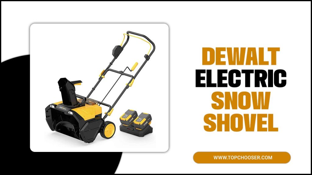 Dewalt Electric Snow Shovel Winter's Best Friend