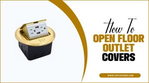 How To Open Floor Outlet Covers