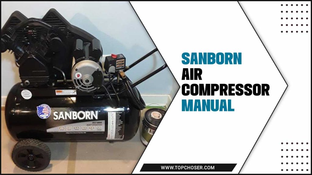sanborn air compressor manual