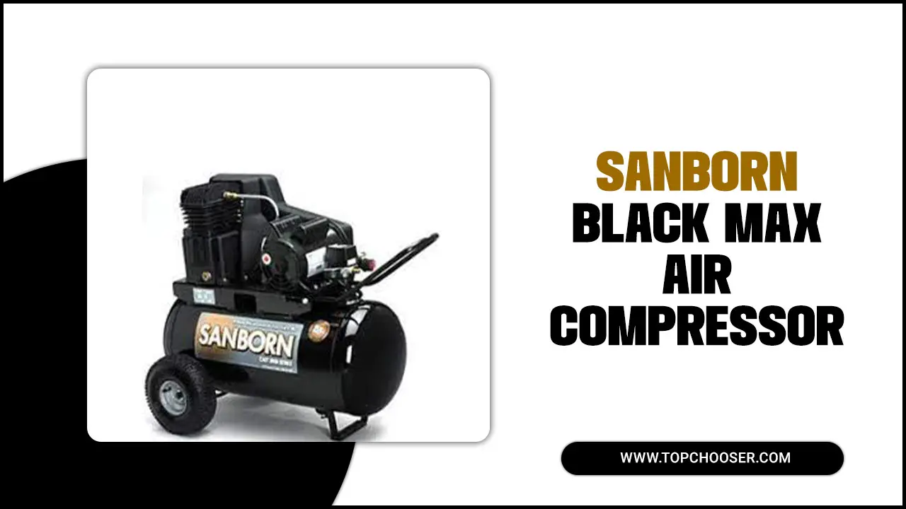 sanborn black max air compressor